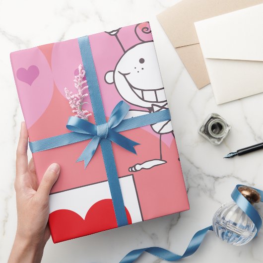 Stick Cupid Cadeaupapier