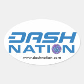 Stick DN1 Ovale Sticker (Voorkant)