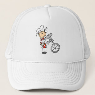 Stick Figure Chef Hatsen Mengen Trucker Pet
