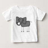 Stick Figure Elephant Tshirts et cadeaux (Devant)