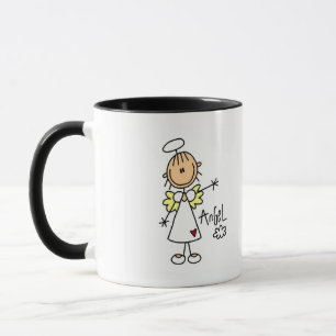 Stick Figure Engel T-shirts en cadeaus Mok