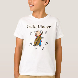 Stick Figure Girl Cello Player T-shirts et cadeaux