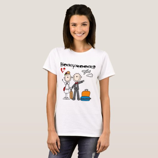 Stick Figure Honeymooner T-shirts et cadeaux (Devant entier)