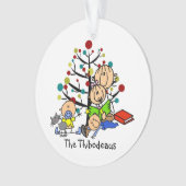 Stick Figure Maman, Enfants, Chat Acrylique Orneme (devant)