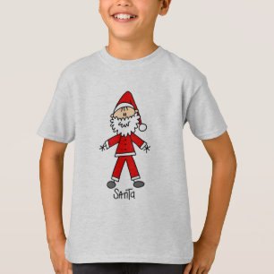 Stick Figure Santa Claus Tshirts et cadeaux