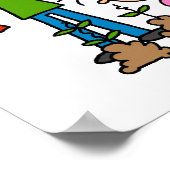 Stick Figures Plant a Tree Tshirts and Gifts Poster (Hoek)