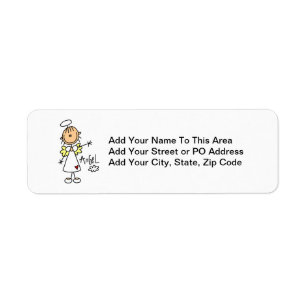 Stick Figuur Angel T-shirts en cadeautjes Etiket