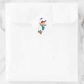 Stick figuur bergbeklimmen Stickers (Tas)