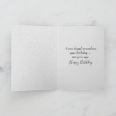 Stick Figuur Birthday Girl met Golden Retriever Kaart (Binnen)