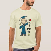 Stick Figuur Boy Afstuderen T-shirts en cadeautjes (Voorkant)