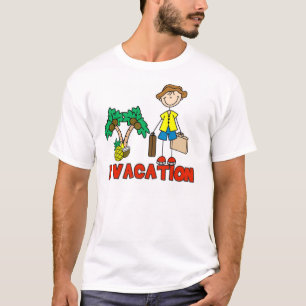 Stick Figuur Boy I Vacation T-shirts