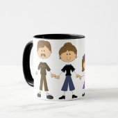 Stick Figuur familie Mok (Voorkant links)