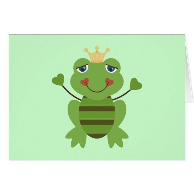 Stick Figuur Frog Prince (Voorkant Horizontaal)