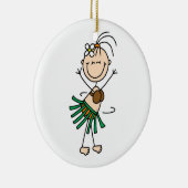 Stick figuur Hula Dance Ornament (Rechts)