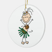 Stick figuur Hula Dance Ornament (Links)