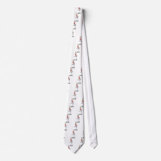 Stick Figuur I Dive Tshirts and Gifts Stropdas (Voorkant)