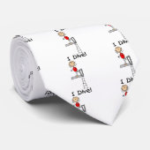 Stick Figuur I Dive Tshirts and Gifts Stropdas (Opgerold)