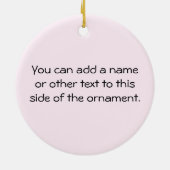 Stick Figuur I Love Cheering T-shirts and Gifts Keramisch Ornament (Achterkant)