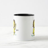 Stick Figuur lion T-shirts en cadeautjes Mok (Midden)