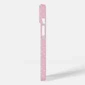 Stick figuur meisje met polka stippen Case-Mate iPhone case (Achterkant / Links)