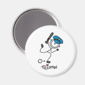Stick Figuur Politieagent Magneet (Voorkant / Achterkant)