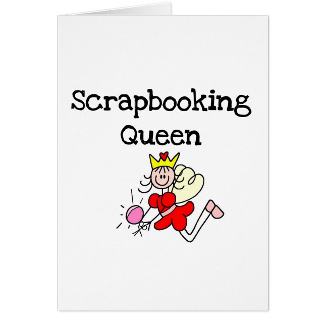 Stick Figuur Scrapbook Queen (Voorkant)