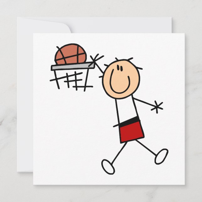 Stick Figuur Slam Dunk T-shirts en cadeautjes (Voorkant)