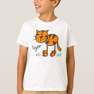Stick Figuur Tiger T-shirt