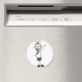 Stick figuur zanger magneet (Insitu (Vaatwasser))