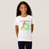 Stick Girl 3e Anniversaire Tshirts et cadeaux (Devant entier)