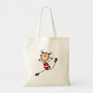 Stick Girl Gymnast Tshirts en Gifts Tote Bag