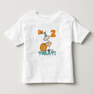 Stick Girl I'm 2 Today Tshirts et cadeaux