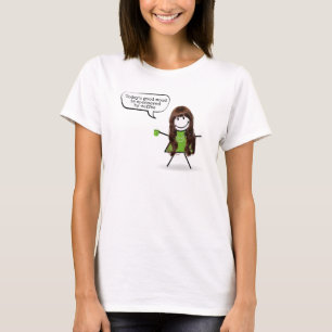 Stick Girl met Green Coffee Mok T-shirt