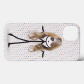 Stick Girl met haar op Stippen Case-Mate iPhone Case (Achterkant (horizontaal))
