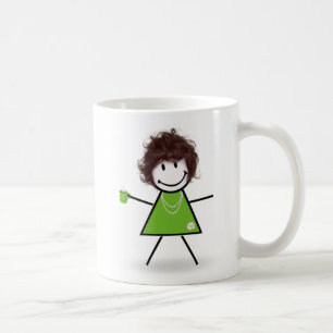 Stick Girl met koffie Koffiemok