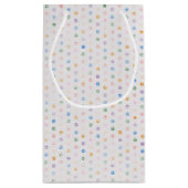 Stick Girl met wijn voor 40e verjaardag Klein Cadeauzakje (Achterkant)