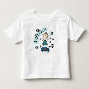 Stick Girl op Trampoline T-shirts en cadeautjes
