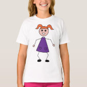 Stick Girl T-shirt (Voorkant)