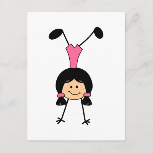 STICK GYMNAST BRIEFKAART