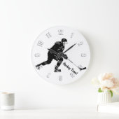 Stick Handeling Pro-Ice Hockey Player Grote Klok (Huis)