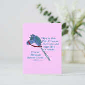 Stick Horse Briefkaart (Staand voorkant)