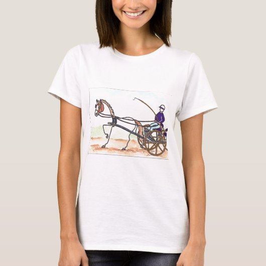 STICK HORSE Carriage Driving T-shirt (Voorkant)
