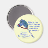 Stick Horse Magneet (Voorkant / Achterkant)