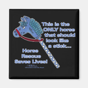 Stick Horse Magneet