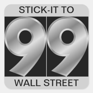 STICK-IT OM STREET TE WALEN VIERKANTE STICKER