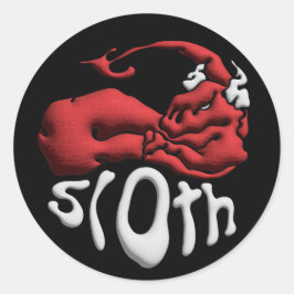 Stick it to your Sin Sloth Devil Ronde Sticker