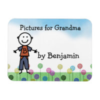 Stick Kids Personnalisé Frigo Art Flexi Magnet