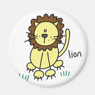 Stick Lion magneet