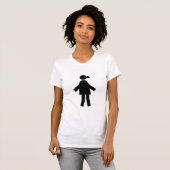 Stick minimaliste femmes Icon T-shirt (Devant entier)
