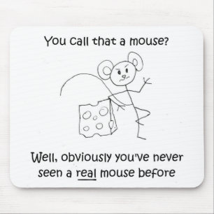 Stick Mouse Mousepad Muismat